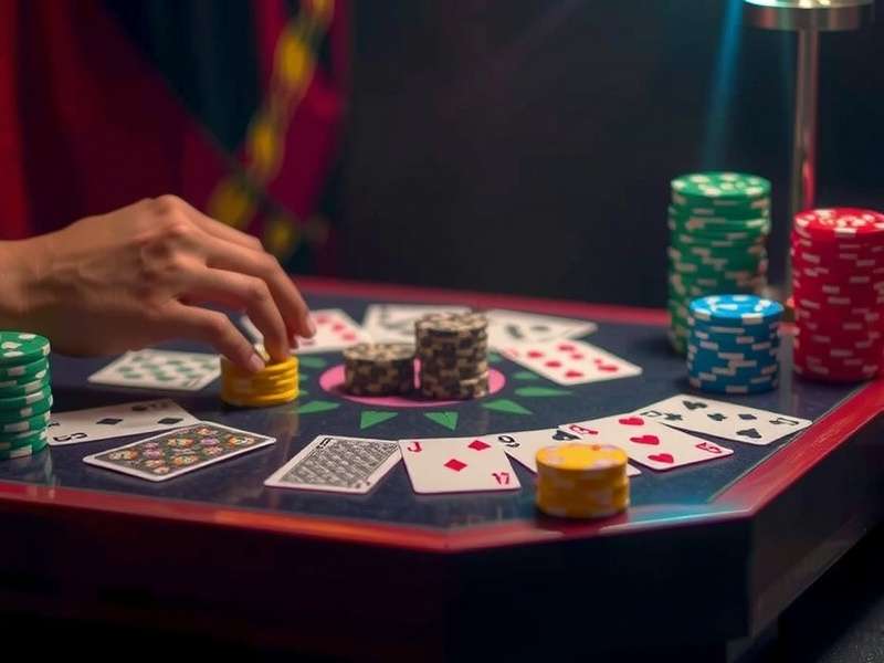 Gin Rummy gameplay illustration showing cards and melds