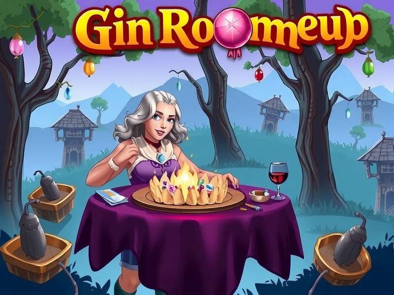 A hand of Gin Rummy cards laid out on a table