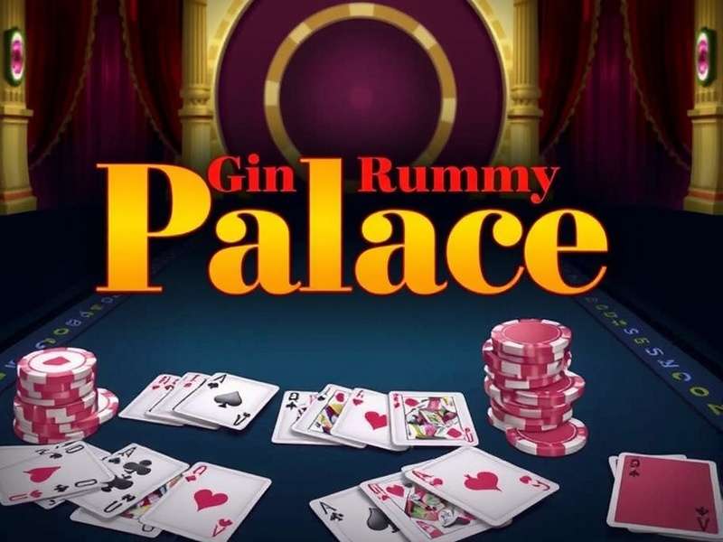 Strategic Gin Rummy game play on a wooden table with cards fanned out