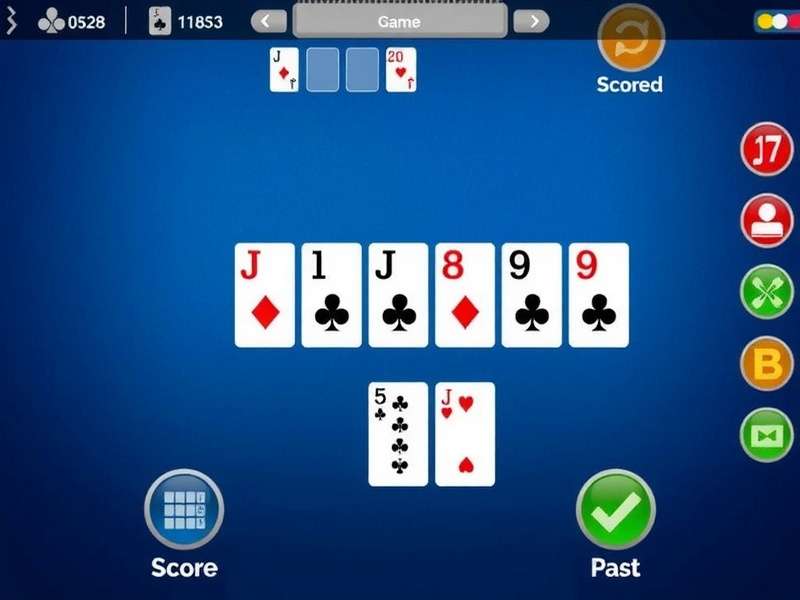 7 Card Gin Rummy Scoring guide featuring cards and scoring chart